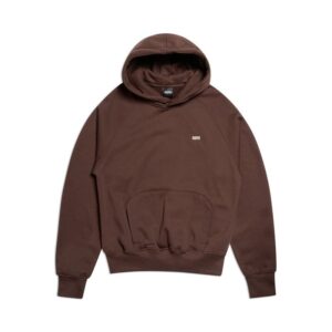6pm Hoodie Chocolate Brown