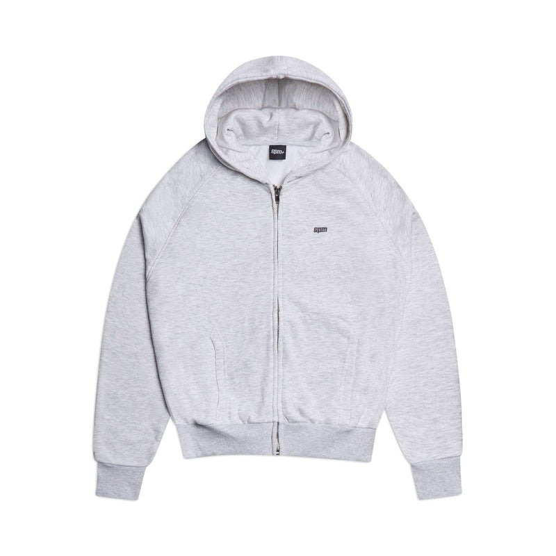 6PM Season Zip Hoodie Light Grey 6PM Season Zip Hoodie Light Grey
