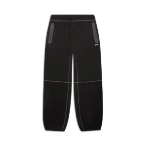 6PM Hooded Roadman Tracksuit Black with Matching Sweatpants – Premium Streetwear Set