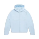 6PM Hooded Roadman Tracksuit Ice Blue with Matching Sweatpants – Premium Streetwear Set