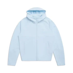 6PM Hooded Roadman Tracksuit Ice Blue with Matching Sweatpants – Premium Streetwear Set