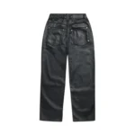 6PM Leather-Look Jeans – Black