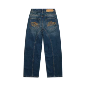 6PM Washed Blue Jeans – Classic Premium German Streetwear Denim